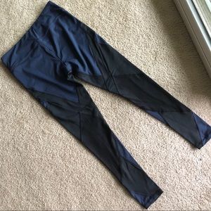 Lukka Lux Mesh Inlay Colorblock Leggings NWOT